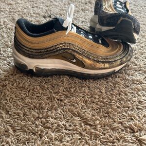 Nike Air Max 97 Metallic Gold and Black